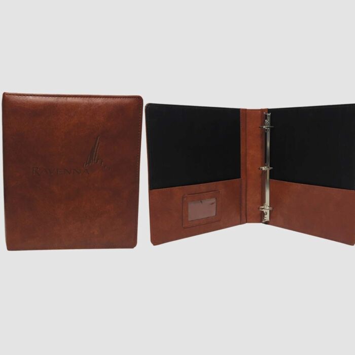 Fine Leather Binders- custom unified packaging made in the usa