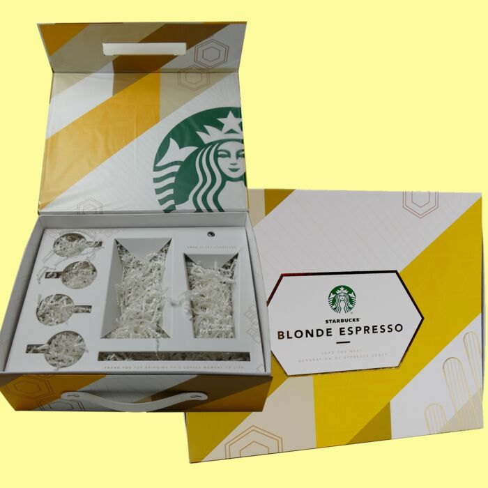 Coffee Custom Beverage Packaging Carry Case rigid box